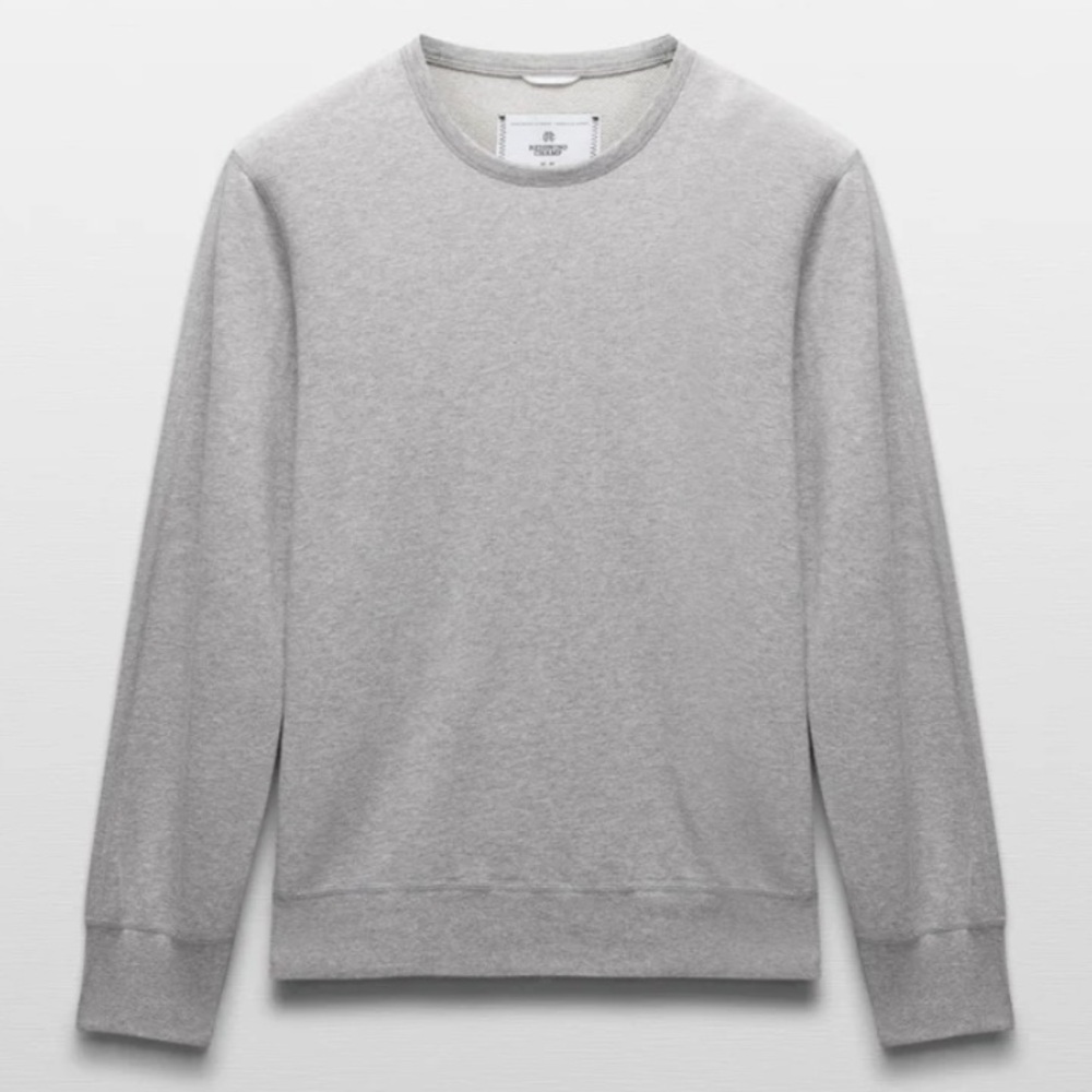 Reigning Champ Terry Slim Crewneck